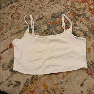 Aerie White Bikini Top